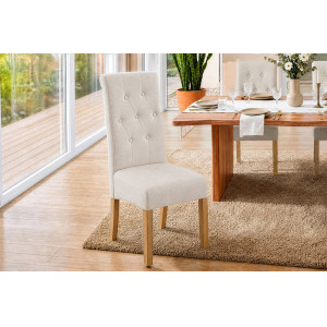 CASA-II klasszikus étkezőszék - beige