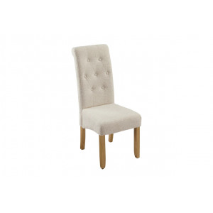 CASA klasszikus étkezőszék - beige bouclé