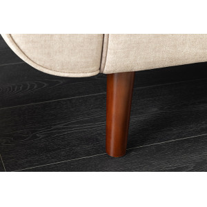 DIVANI bársony kanapéágy - 220cm - beige