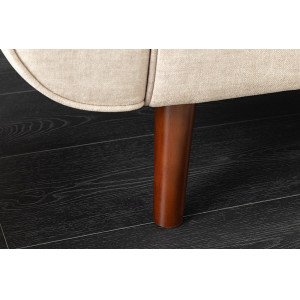 DIVANI bársony kanapéágy - 220cm - beige