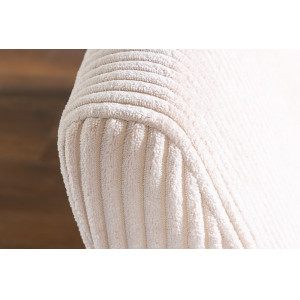 BOUTIQUE kordbársony kanapéágy - 215cm - beige