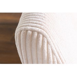 BOUTIQUE kordbársony kanapéágy - 215cm - beige