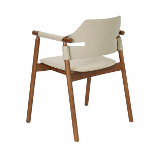 OLITE prémium étkezőszék – beige/dió