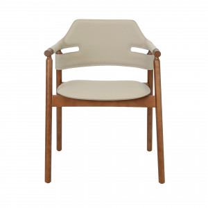 OLITE prémium étkezőszék – beige/dió