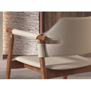 OLITE prémium étkezőszék – beige/dió