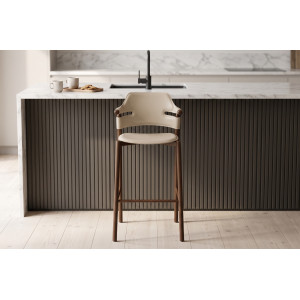 OLITE prémium bárszék – beige/dió Angel Cerdá