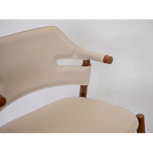 OLITE prémium bárszék – beige/dió