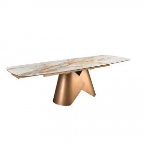 GRADES prémium bővíthető kerámia étkezőasztal – 180-270cm - bronz