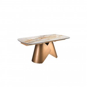GRADES prémium bővíthető kerámia étkezőasztal – 180-270cm - bronz