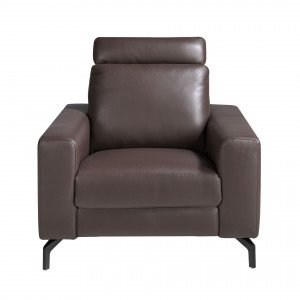 BAIONA prémium bőr relaxfotel – csokoládébarna