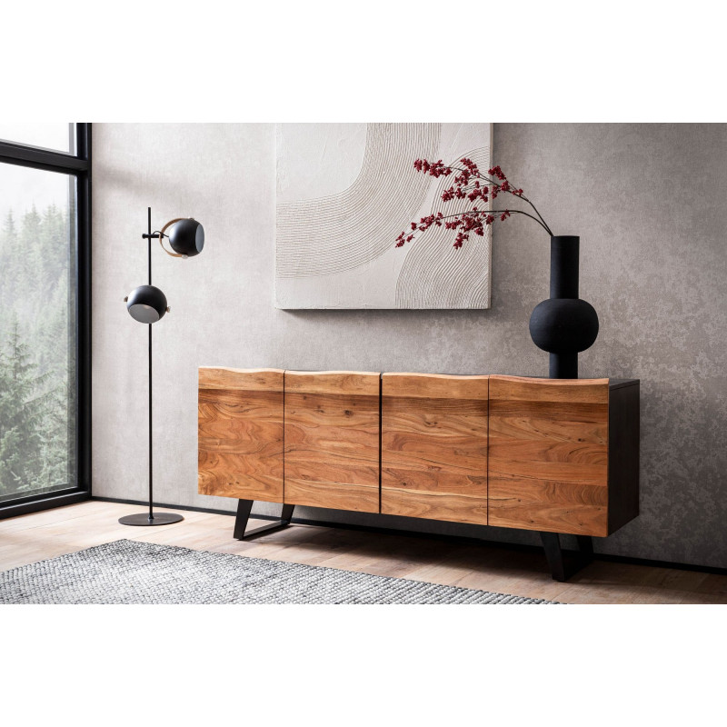 VIVARO tömör akácfa komód  - 180cm