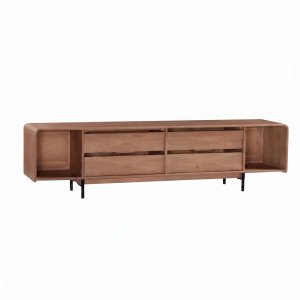 LEVANO tömör mangófa TV-szekrény - 180cm