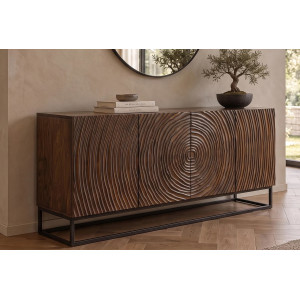 ZEN CIRCLE különleges mangófa komód - 160cm