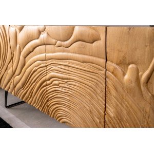 FLUID különleges mangófa komód - 177cm