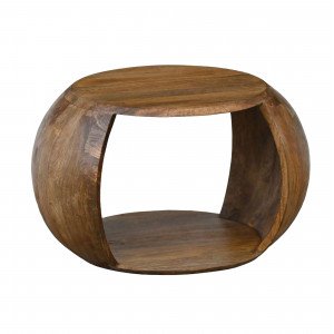 MONO tömör mangófa dohányzóasztal - 60cm