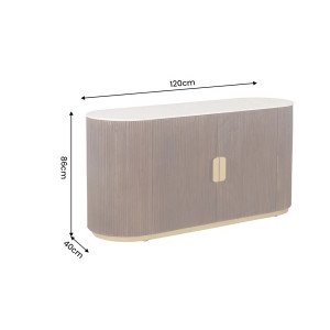 VILAS exkluzív mangófa komód - 120cm
