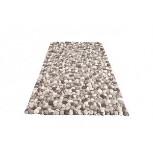 ORGANIC LIVING gyapjúfilc szőnyeg - 200×120cm - szürke