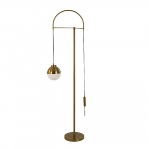 LUMERA prémium állólámpa – 188 cm -  fehér/arany