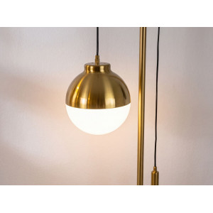 LUMERA prémium állólámpa – 188 cm -  fehér/arany