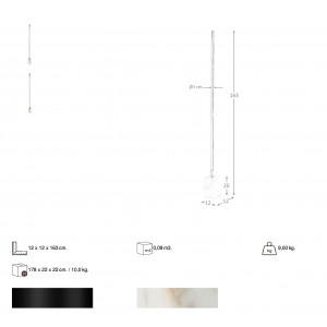NOXIA LED prémium állólámpa – 163 cm
