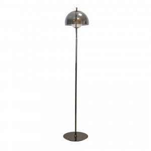 LORCA prémium alabástrom gömbös LED állólámpa füstüveggel – 165 cm