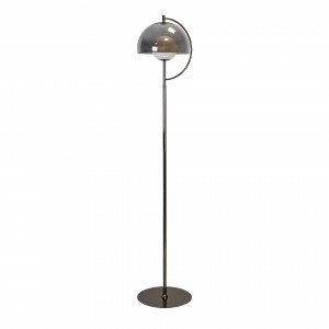LORCA prémium alabástrom gömbös LED állólámpa füstüveggel – 165 cm