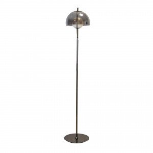 LORCA prémium alabástrom gömbös LED állólámpa füstüveggel – 165 cm