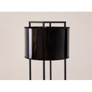 SANTILLANA prémium állólámpa - 150 cm - fekete/arany