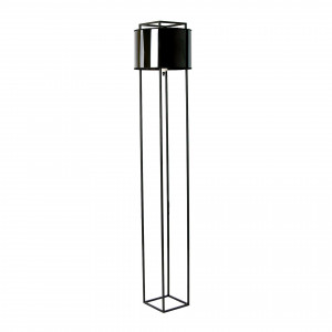 SANTILLANA prémium állólámpa - 150 cm - fekete/arany