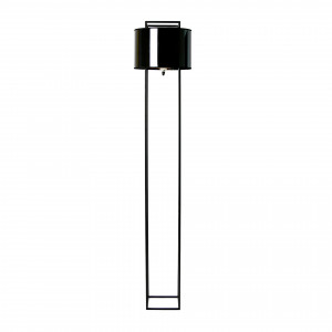 SANTILLANA prémium állólámpa - 150 cm - fekete/arany