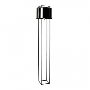 SANTILLANA prémium állólámpa - 150 cm - fekete/arany