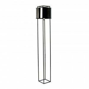 SANTILLANA prémium állólámpa - 150 cm - fekete/arany