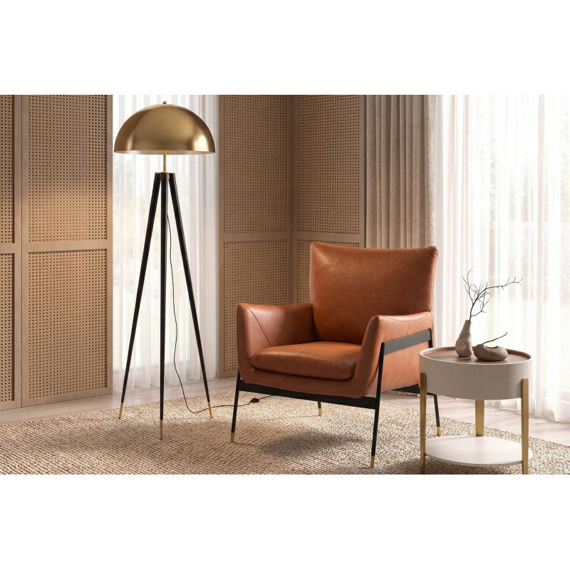 SEGOVIA prémium háromlábú állólámpa – 160 cm - fekete/arany