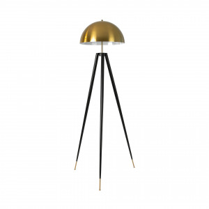 SEGOVIA prémium háromlábú állólámpa – 160 cm - fekete/arany