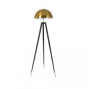 SEGOVIA prémium háromlábú állólámpa – 160 cm - fekete/arany