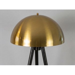 SEGOVIA prémium háromlábú állólámpa – 160 cm - fekete/arany