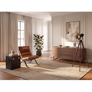 TARAZONA prémium reflektor állólámpa – 101–145 cm - dió/fekete