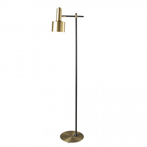 TAVIRA prémium állólámpa – 164 cm - fekete/arany