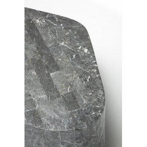 CIVITA természetes kő dohányzóasztal – 100 cm - szürke