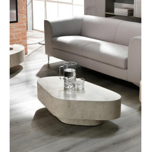 CIVITA természetes kő dohányzóasztal – 100 cm - beige