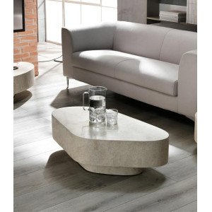 CIVITA természetes kő dohányzóasztal – 100 cm - beige