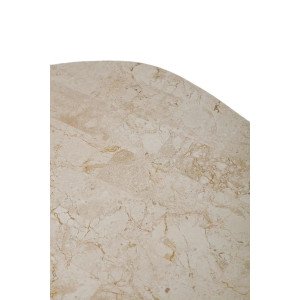 CIVITA természetes kő dohányzóasztal – 100 cm - beige