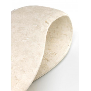 MODICA természetes kő dohányzóasztal – 123 cm - beige
