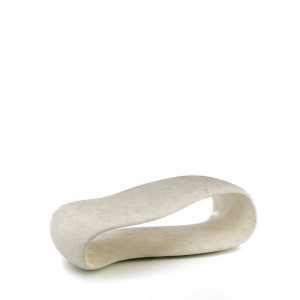 MODICA természetes kő dohányzóasztal – 123 cm - beige