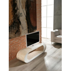 LUCCA természetes kő TV-szekrény – 130 cm - beige