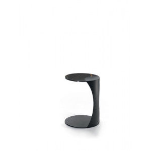 ASTI design kerámia lerakóasztal – 40 cm - fekete