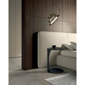 ASTI design kerámia lerakóasztal – 40 cm - fekete