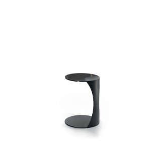 ASTI design kerámia lerakóasztal – 40 cm - fekete