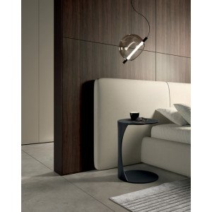 ASTI design kerámia lerakóasztal – 40 cm - fekete