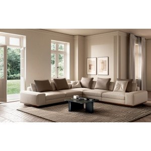 TORTONA design kerámia dohányzóasztal – 70 cm - fekete